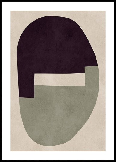 Modern organic art 9 Poster Plakat / 21x30cm