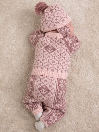 Viking Garn 2304 01B Ellinor Jakke Bukse Og Lue