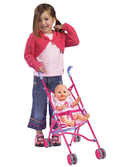 Simba Toys Pram For Dolls - Pink - ONE SIZE