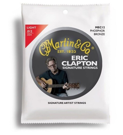 Martin MEC12 92/8 Bronze Light Eric Clapton Signature Strings 12-54 Martin MEC12 92/8 Bronze Light Eric Clapton Signature Strings 12-54
