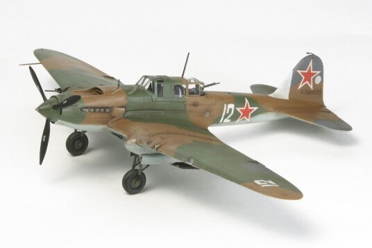 Tamiya 1/72 Ilyushin IL-2 Shturmovik Modellfly Byggesett