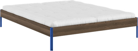 Core Sengeramme 160x200 Johannesbrunt/Livlig Blå Core Sengeramme 160x200 Johannesbrunt/Livlig Blå