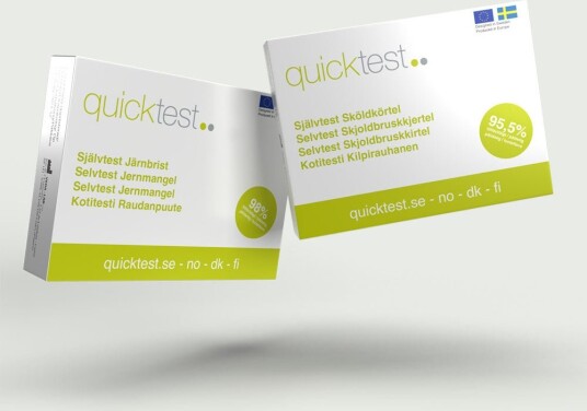 Quicktest Sverige Jern og skjoldbruskkjerteltest Quicktest Sverige Jern og skjoldbruskkjerteltest