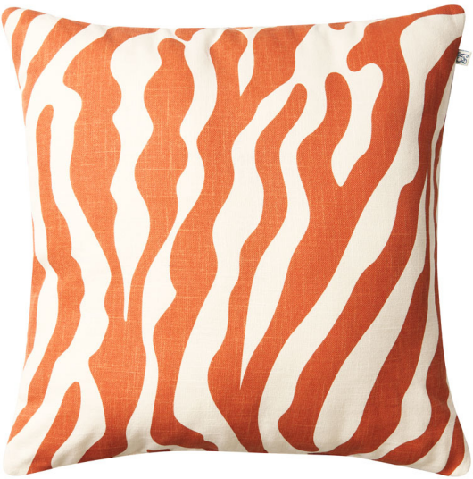 Chhatwal & Jonsson Zebra Outdoor pute 50x50 cm Apricot orange off white