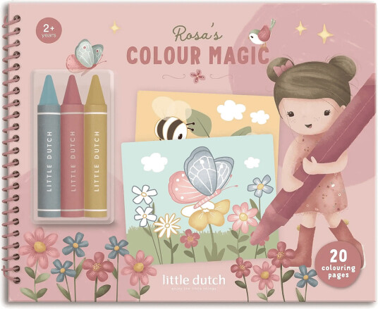 Little Dutch Colour Magic Book Rosa Pink ONE SIZE