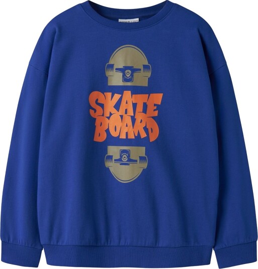 Name It Collegegenser NkmVildar Surf nettet/Skateboard Name It 7 8 år (122 128) Collegegenser Blå Oransje