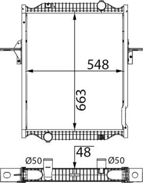MAHLE CR 2809 000S Radiator motorkjøling