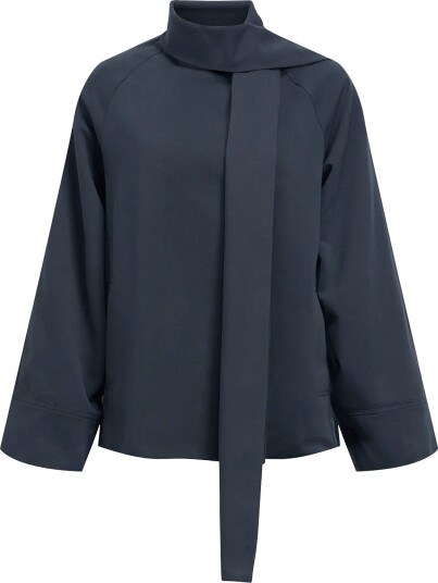 Object Objtela L/S Scarf Jacket 146 Navy 42