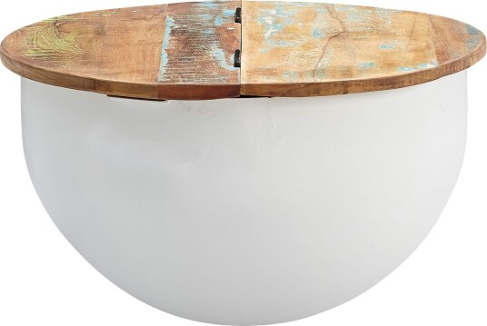 Willowdale Sofabord 60 cm Rundt - Brun/Hvit Willowdale Sofabord 60 cm Rundt - Brun/Hvit