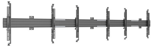 Multibrackets M Wallmount Pro MBW3U Micro-Adjustable - brakett - for 3 LCD-skjermer - svart