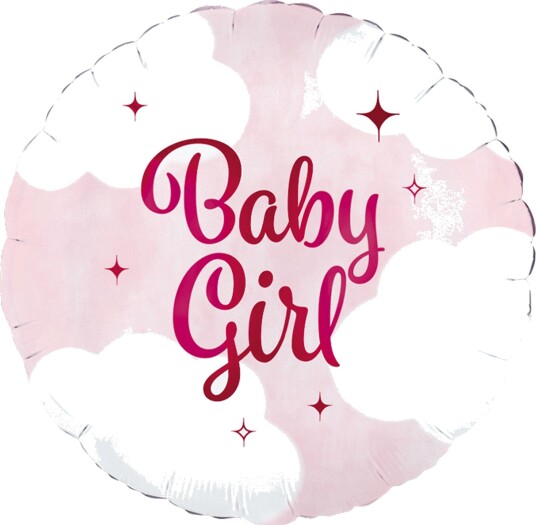 Globos Europe Folieballong Baby Girl 4831