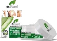 Dr Organic Aloe Vera 50 ml Fuktighetsgivende Ansiktskrem for Sensitiv Hud
