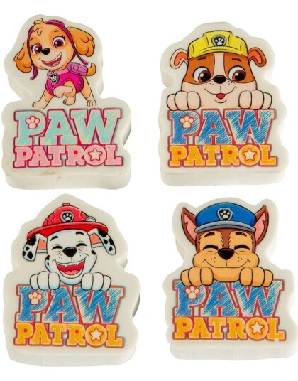 4 stk Viskelær Paw Patrol 4 stk Viskelær Paw Patrol
