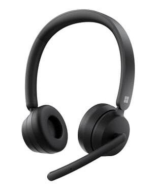 Microsoft Modern Wireless Hodesett Microsoft Teams Stereo Svart Microsoft Modern Wireless Hodesett Microsoft Teams Stereo Svart