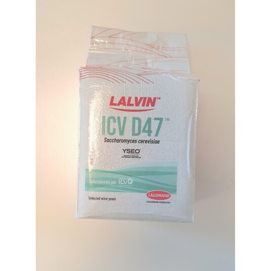 Lalvin ICV D47 500g For hvitvin med sitrus- og blomstertone