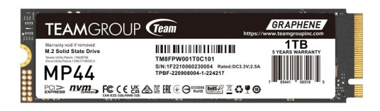Team Group MP44 M.2 1TB PCIe G4x4 2280 2