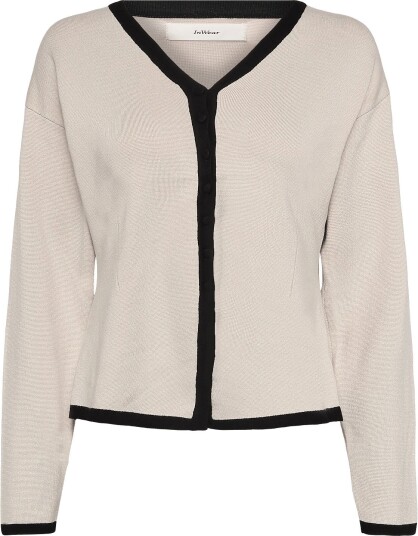 InWear Yenahiw Contrast Cardigan Beige S InWear Yenahiw Contrast Cardigan Beige S