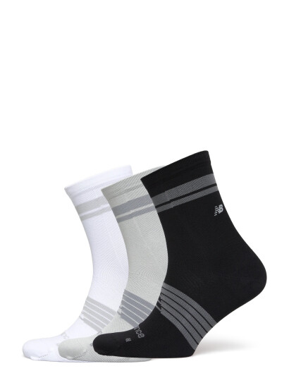 New Balance Pro Running Quarter Socks 3 Pack - Multi/patterned - M