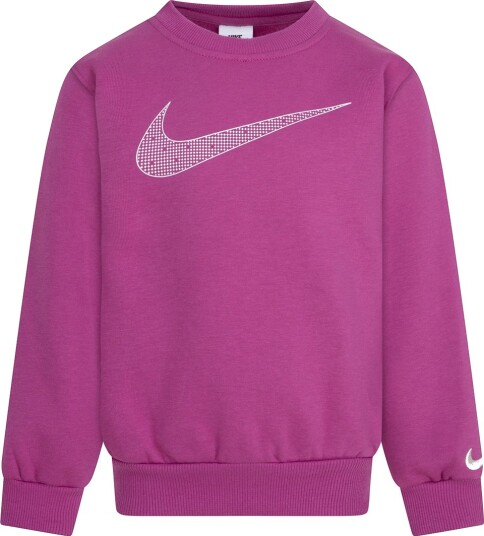 Nike Collegegenser Shine Hot Fuchsia Nike 6 år 116 Collegegenser Lilla