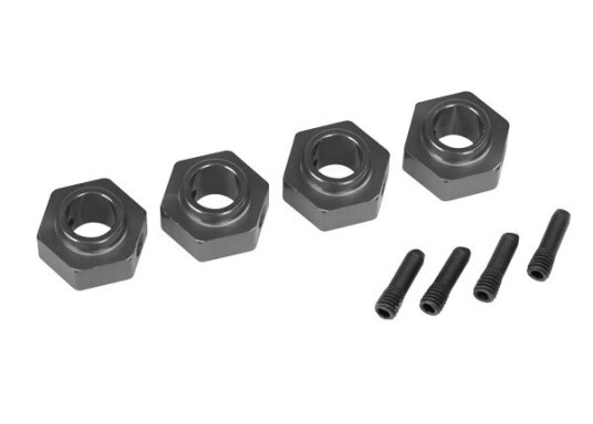 Traxxas 8269A Wheel Hubs 12mm Hex Alu Grey 4 TRX-4 Traxxas 8269A Wheel Hubs 12mm Hex Alu Grey 4 TRX-4