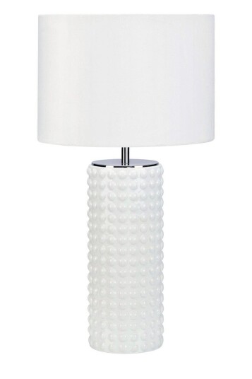Proud bordlampe - Svart - Svart - Hvit