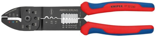 Knipex 9722240 Krympetang 240mm for Isolerte Kabelskor