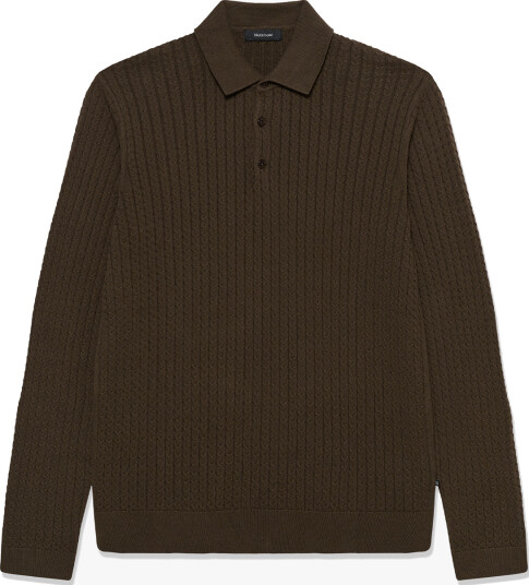 Matinique Polo Long Brun M