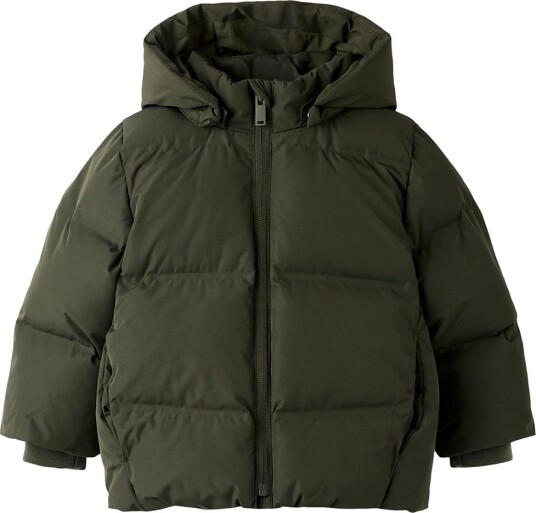 Name It Polstret Jakke NmmMusk Noos Deep Dybder Name It 1½ år (86) Dunjakke Armygrønn Grønn