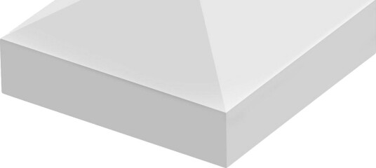 Jabo Pyramidelås Arnö Hvit 65x125x125mm