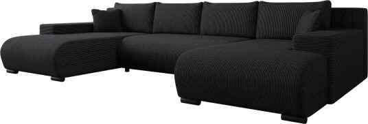Krysen Sovesofa Dubbeldivan 4 sits Svart