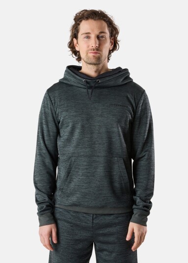 Swedemount Training Logo Hood Ii Dusty Green Melange/Charcoal M M Hoodies