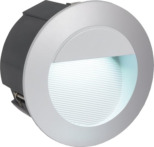 Eglo Zimba Ude Vægindbyg. Ø125 2,5W 300Lm Ip65 Silver Eglo Zimba Ude Vægindbyg. Ø125 2,5W 300Lm Ip65 Silver
