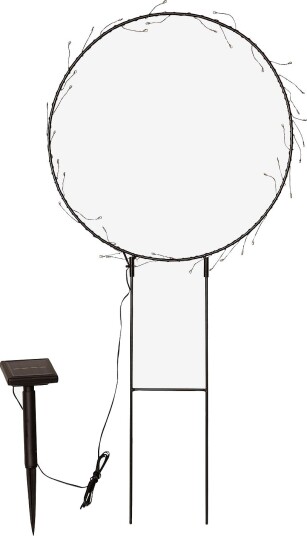 Star Trading Solcelledekor Barlumi Solar 60 cm Svart Solcellelamper