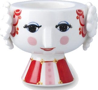 Bjørn Wiinblad Eva lysestake 8 cm rød Bjørn Wiinblad Eva lysestake 8 cm rød