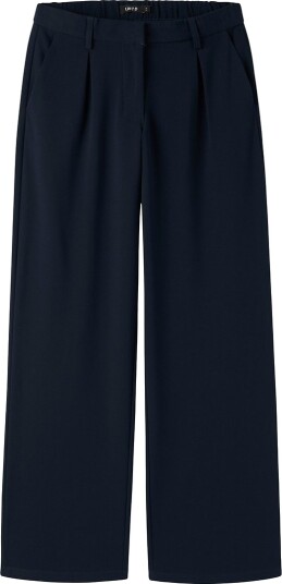 LMTD Nlfluis Nw Pleat Wide Pant Noos Navy 140