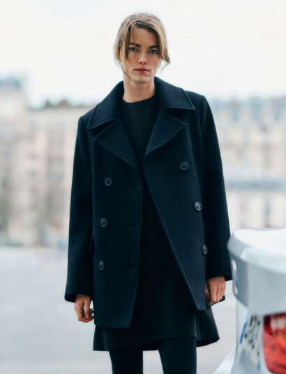 InWear Perryiw Sailor Coat R Black 32 InWear Perryiw Sailor Coat R Black 32