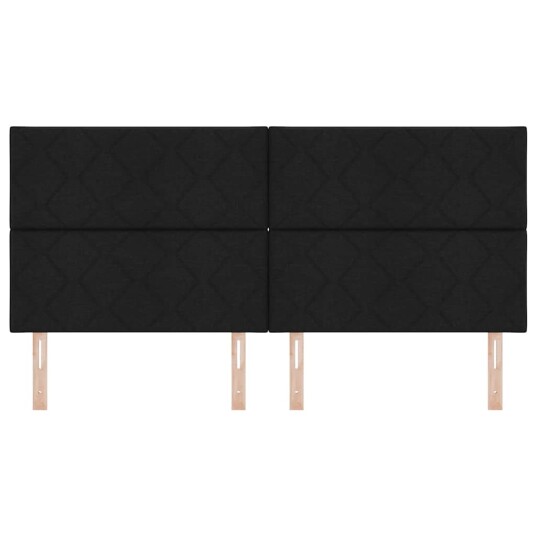 LED Hodegjerde Diamond Blocks design Svart 200 cm Stoff LED Hodegjerde Diamond Blocks design Svart 200 cm Stoff