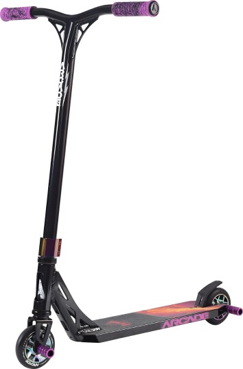 Pinepeak Stunt Sparkesykkel, Svart/Neokrom