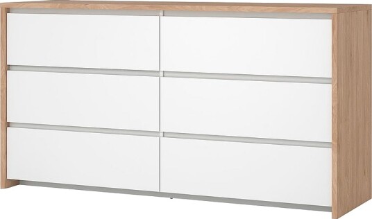 TvilumDobbel kommode Next 6 skufferBrunGarderobeskap & klesskap