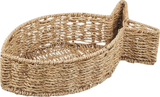 Seasons Summer Collection Kurv Fisk Bambus 33cm