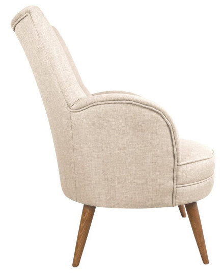 Lenestol Mccalib med Armlene Beige Lenestol Mccalib med Armlene Beige