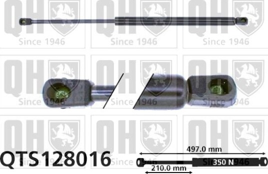 QUINTON HAZELL QTS128016 Baklukedemper