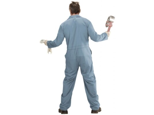 Blå Overall Kostume Blå Overall Kostume