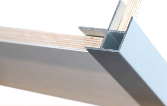 Berryalloc HJØRNELIST UTVENDIG 90° ALUMINIUM HVIT