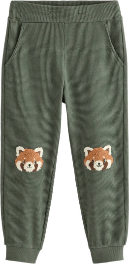 Lindex Waffled Joggers Khaki green 98