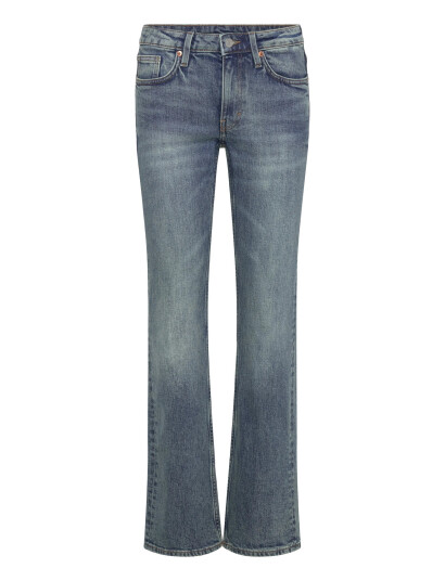 Weekday Tension Mid Rise Slim Bootcut Leg Jeans - Blue - 24 x 32