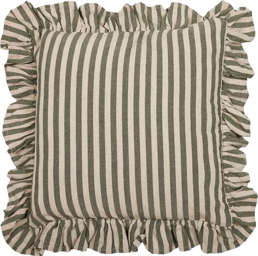 Fondaco - Svea putetrekk 48x48 cm lin & grønn