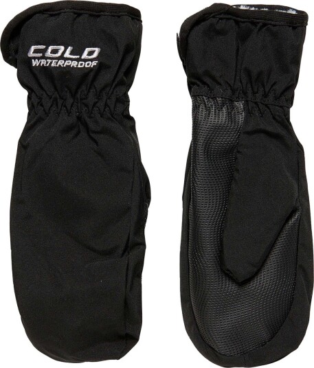 COLD Soft Shell Mitten Jr - BLACK - 14-15