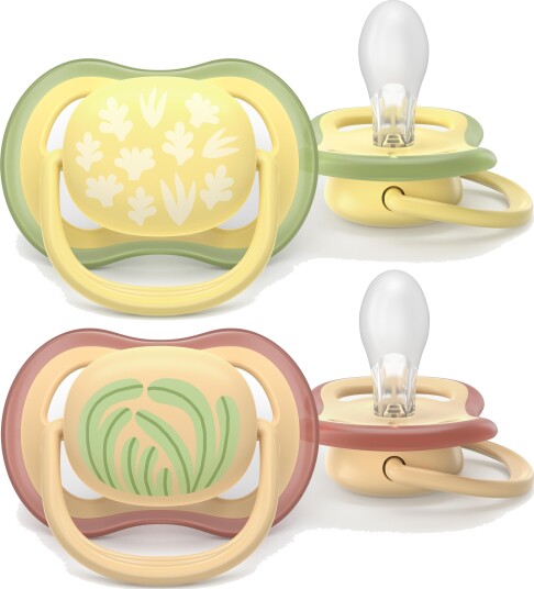 Philips Avent Ultra Air Smokk 0-6 mnd Gul/Oransje 2 stk Philips Avent Ultra Air Smokk 0-6 mnd Gul/Oransje 2 stk