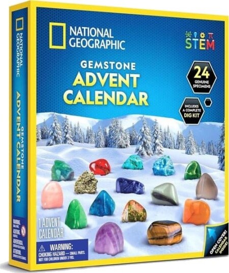 Adventskalender   ULISEM   National Geographic   24 edelstener   Barn